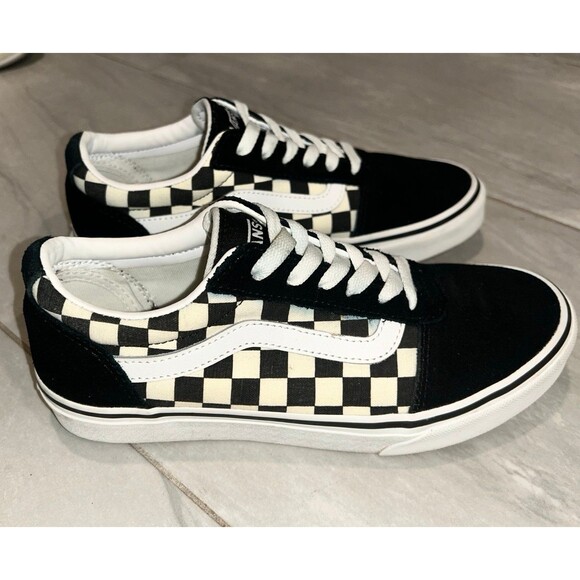 Women’s vans Old Skool checkerboard skate shoes size 7.5 - Picture 4 of 11